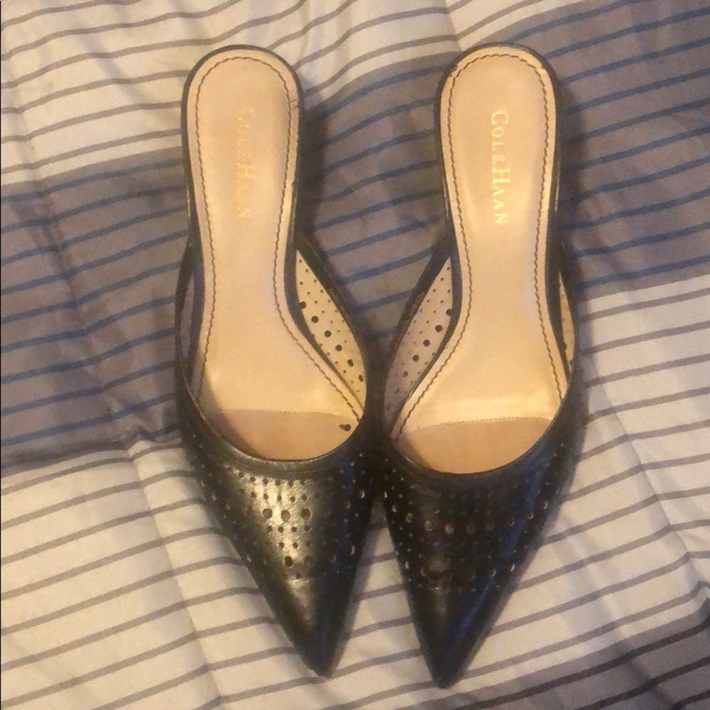 Cole haan kitten mules